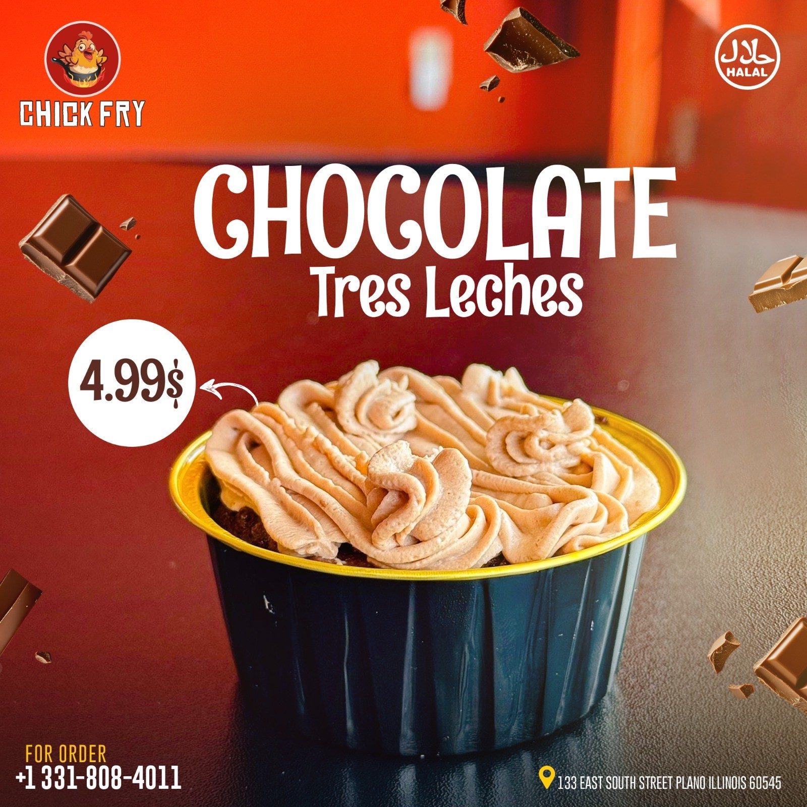 Tres Leches Chocolate 6oz.