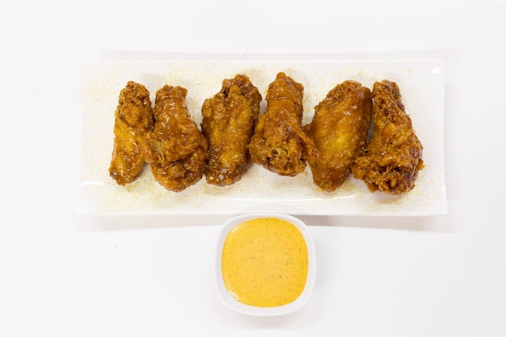 Mango Habanero Wings (6 Pieces).