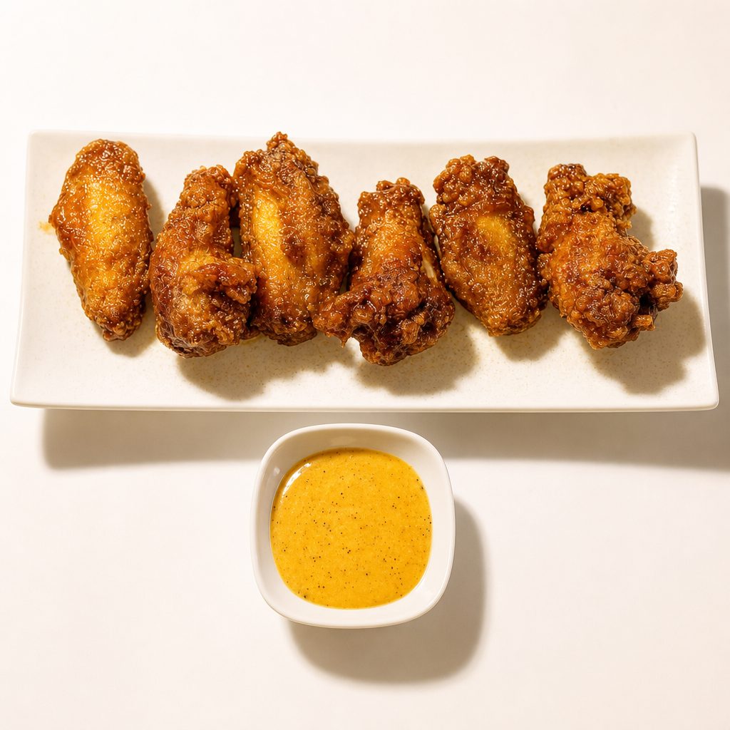 Honey Hot Wing (6 Pieces).