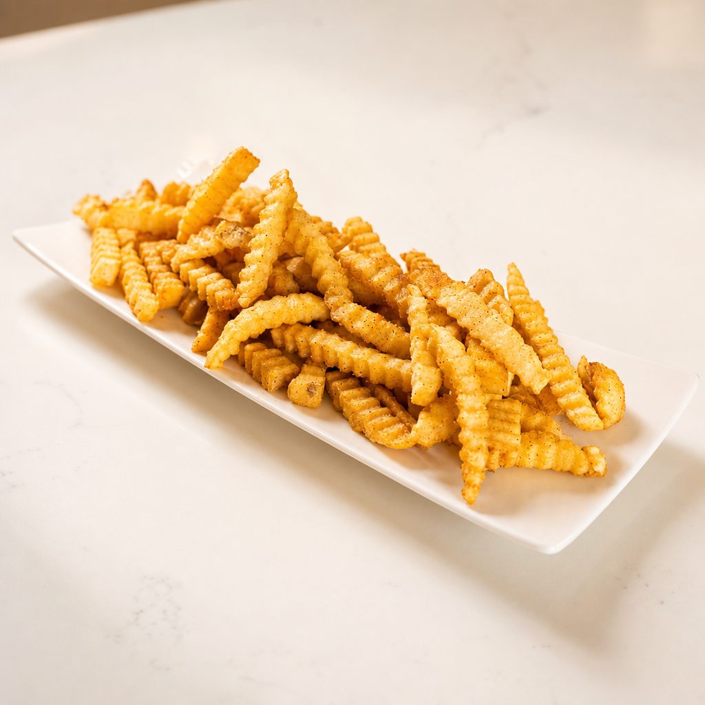 Chick Fry Seasoned Fries Box.