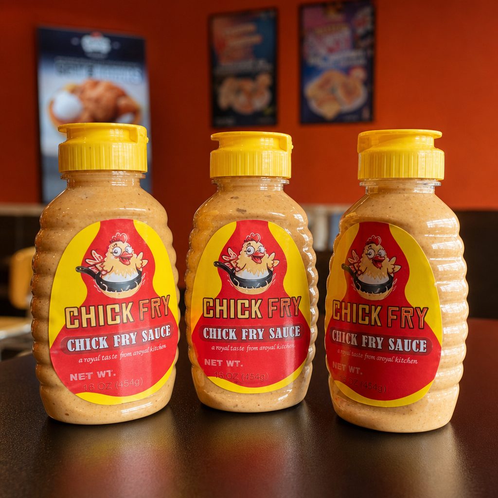 Chick Fry Sauce 8oz Squeeze Bottle.