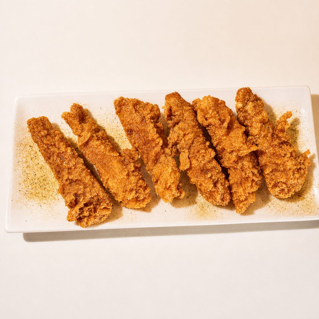 Buffalo Crunchy Tenders (6 Pieces).