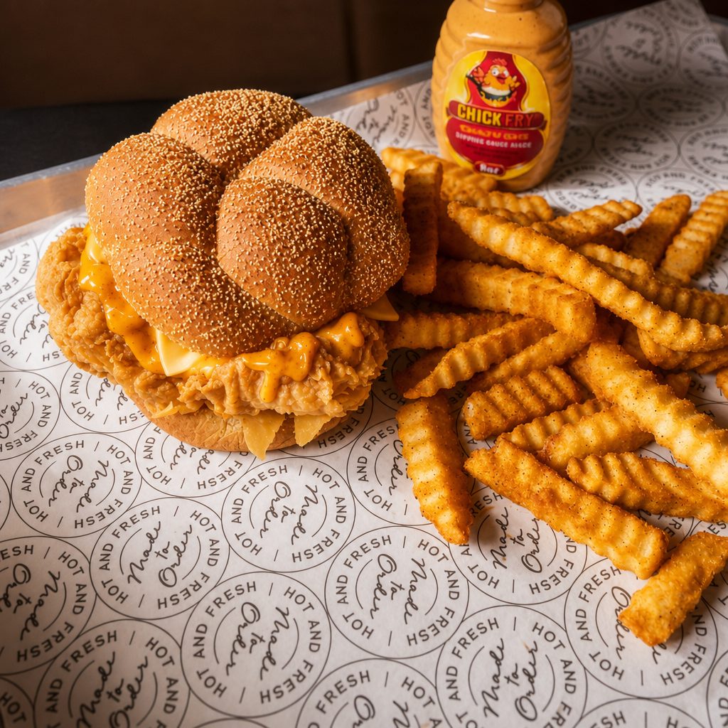 Crunchy Chicken Burger (Non Spicy).